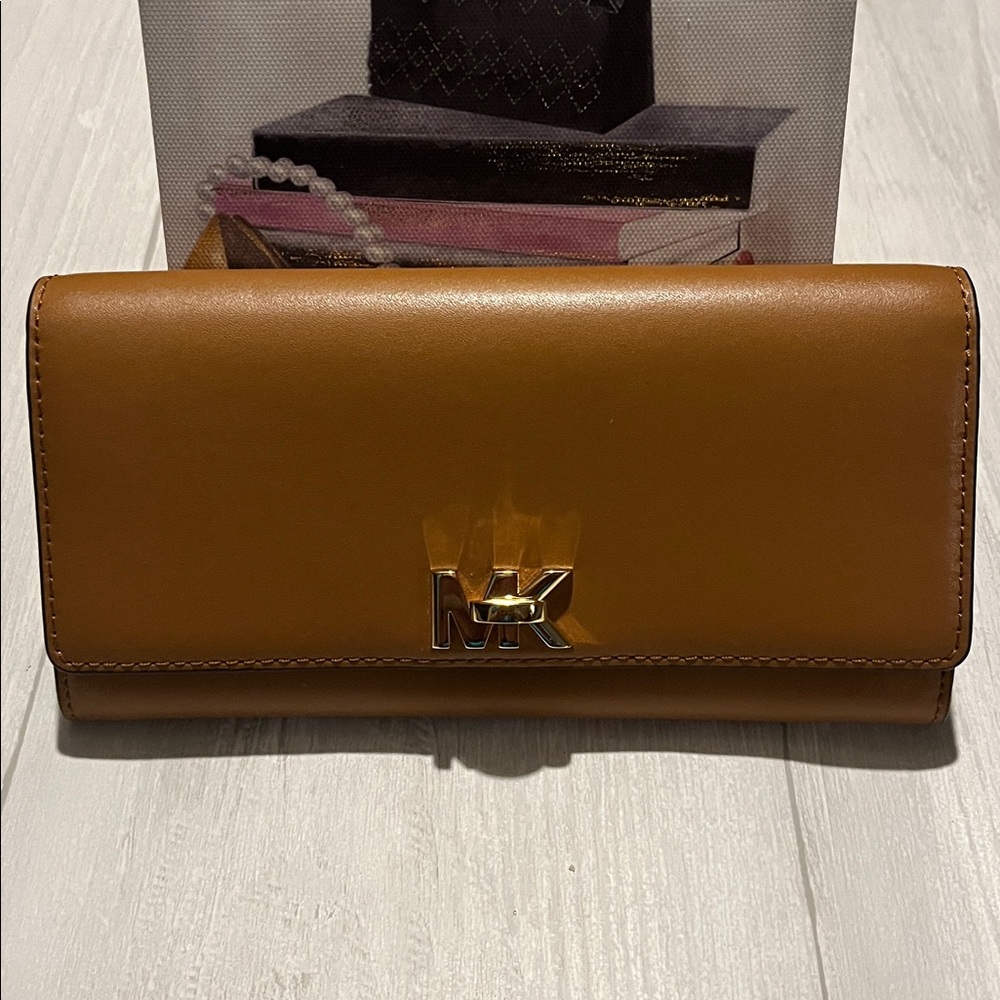 Michael Kors Brown Leather Wallet